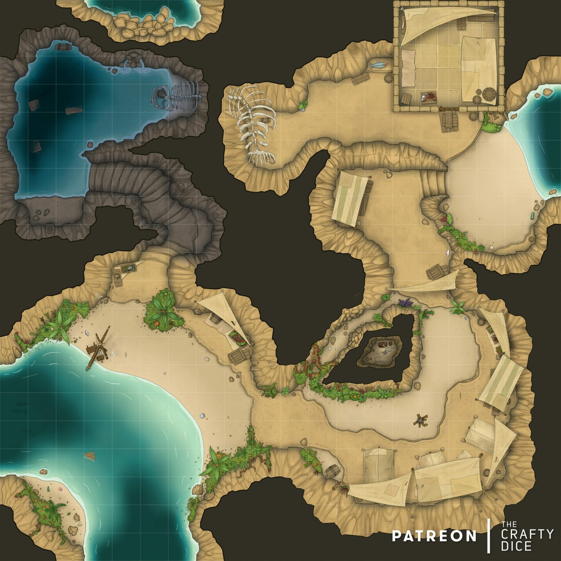 The Crafty Dice cartography example