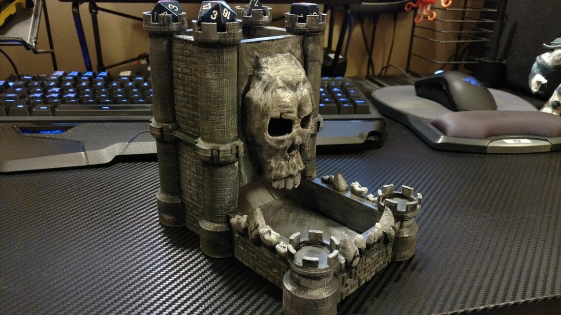 skull castle dice tower