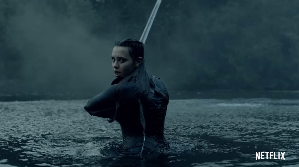 Netflix draws the sword and shows us the Cursed trailer