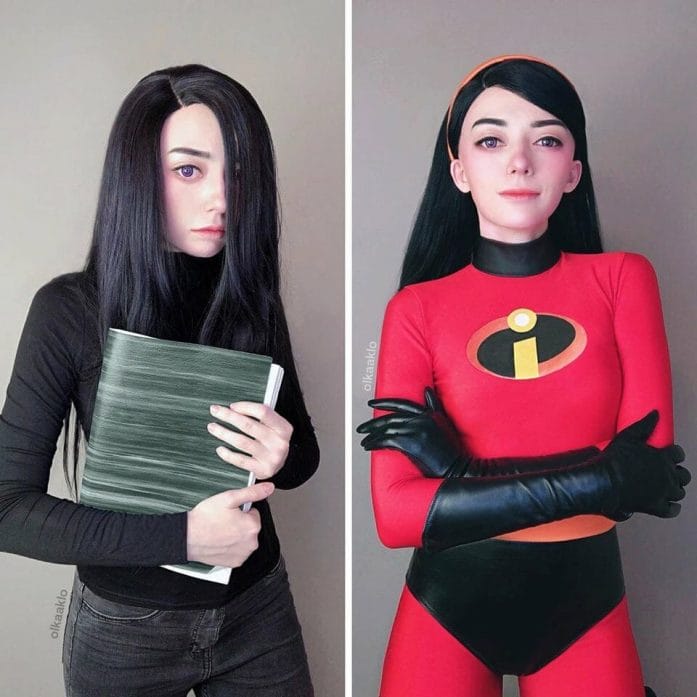 Olkaaklo as Violet from The Incredibles