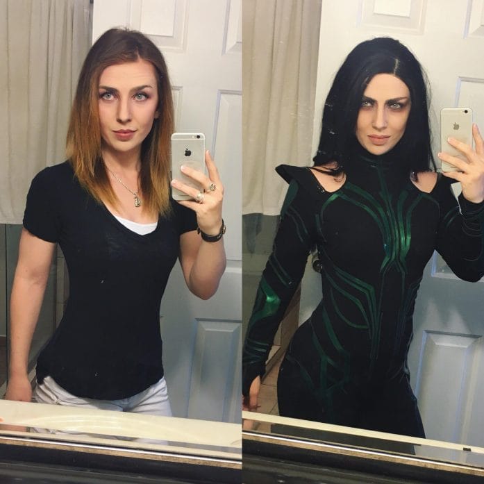 Captain Kaycee as the MCU's Hela.
