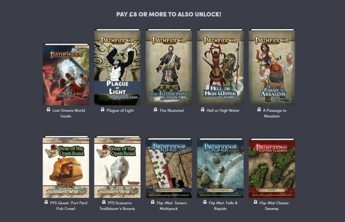 Pay your own price Humble RPG Book Bundle: Pathfinder Worldscape Ultimate  Crossover - Armchair Arcade