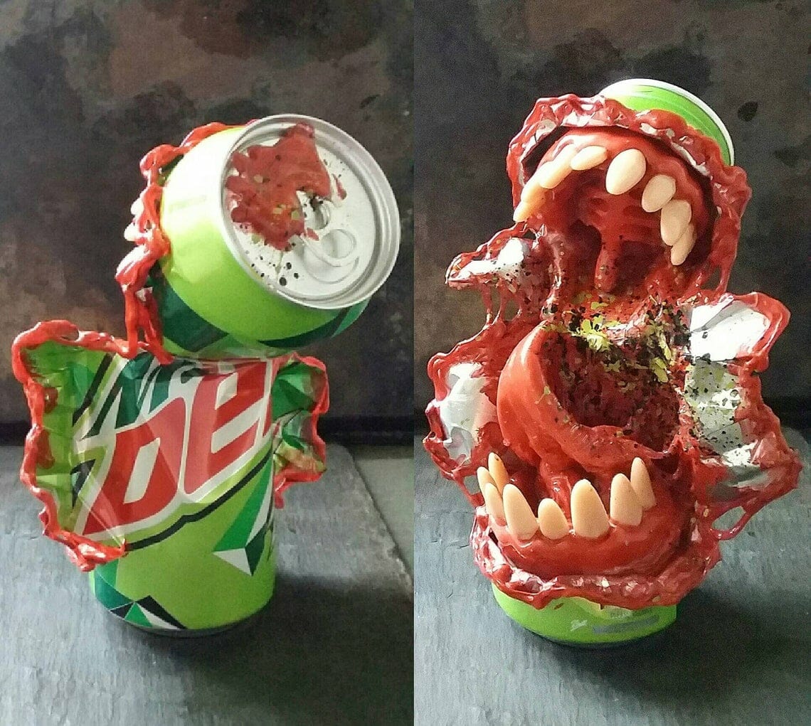 Travis Mullins Mountain Dew monster