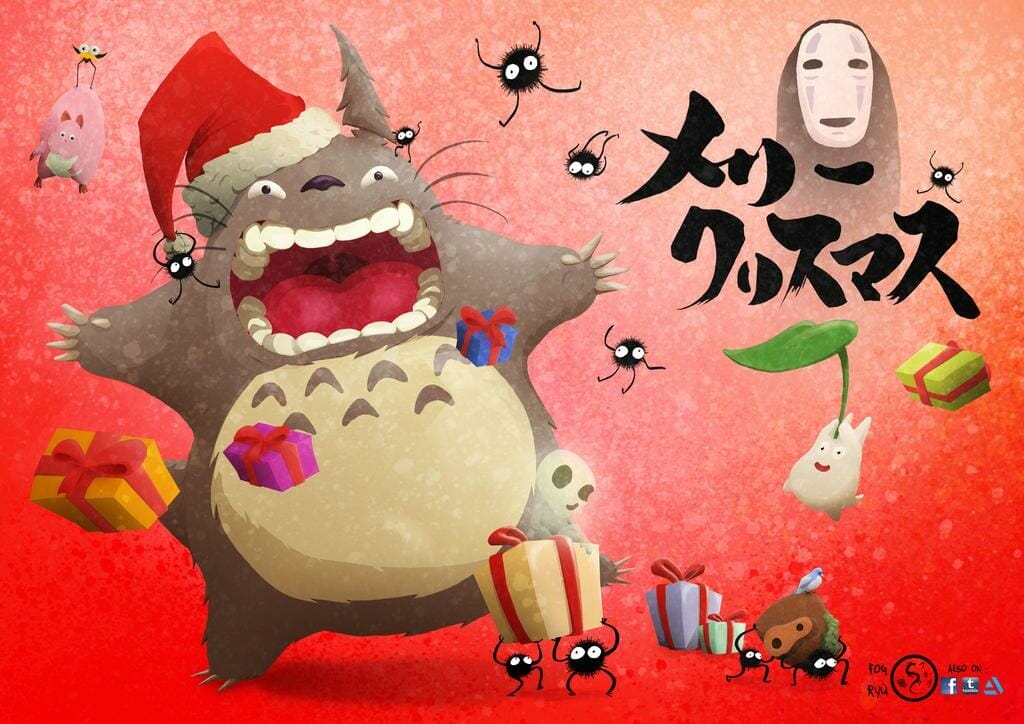Ghibli Merry Christmas by The Fog Ryu