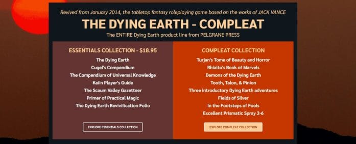 The Dying Earth RPG Bundle