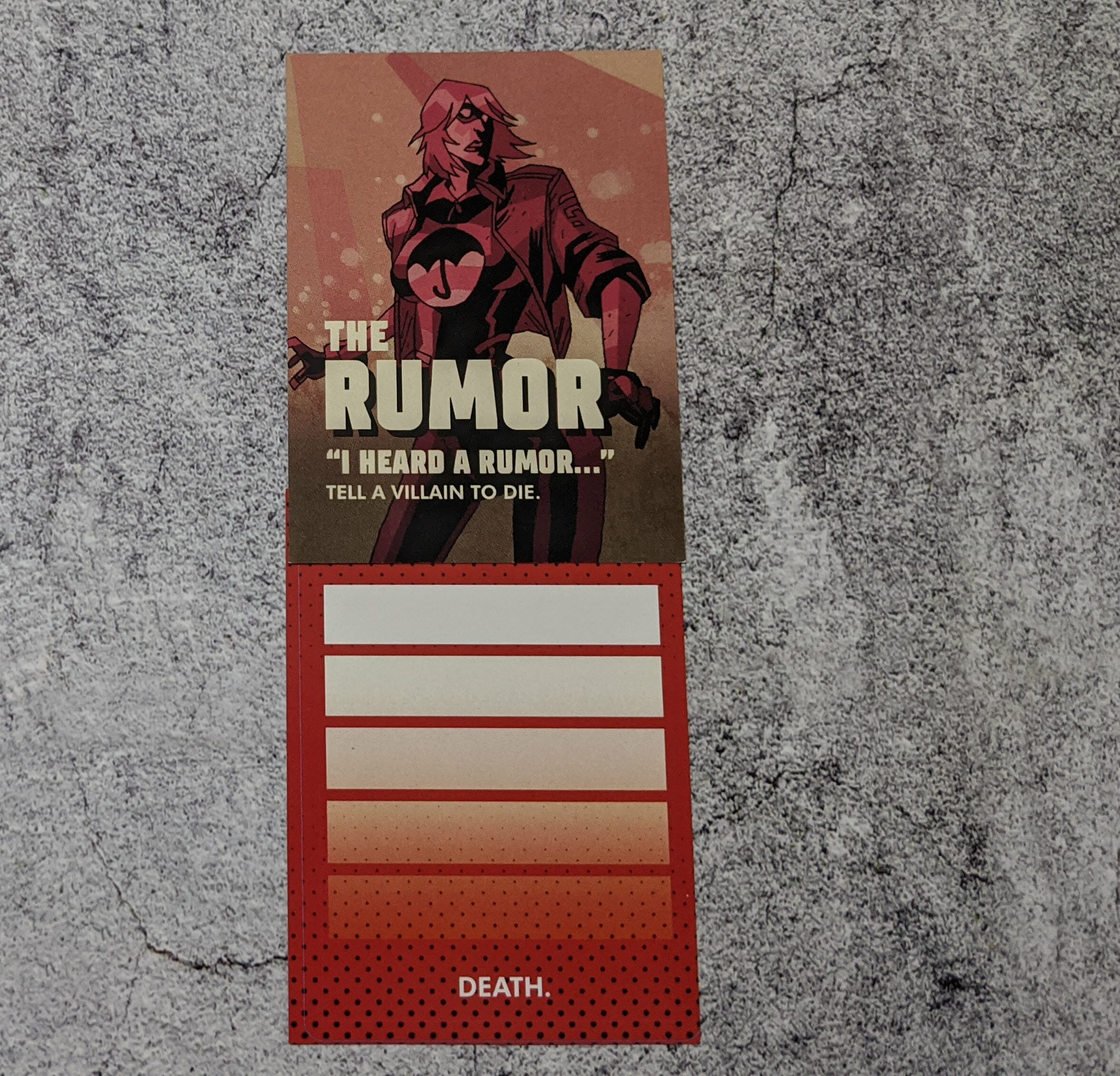 The Rumour and health bar