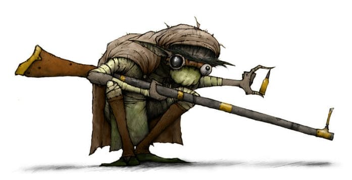 Goblin Sniper by Plognark