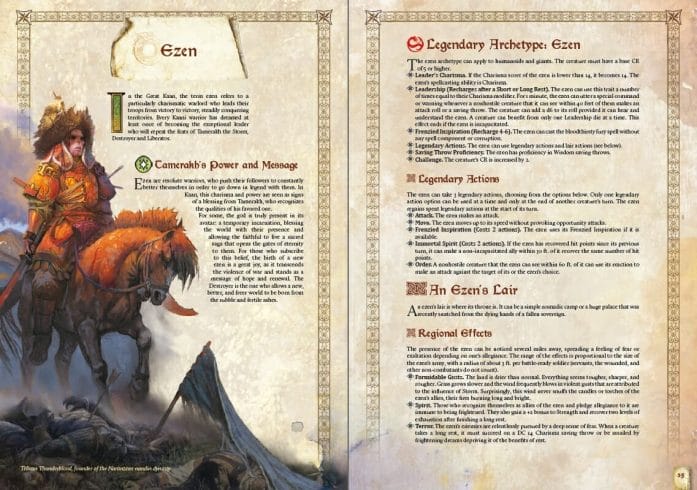 Book of Creatures layout preview