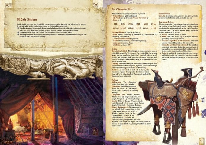 Book of Creatures layout preview
