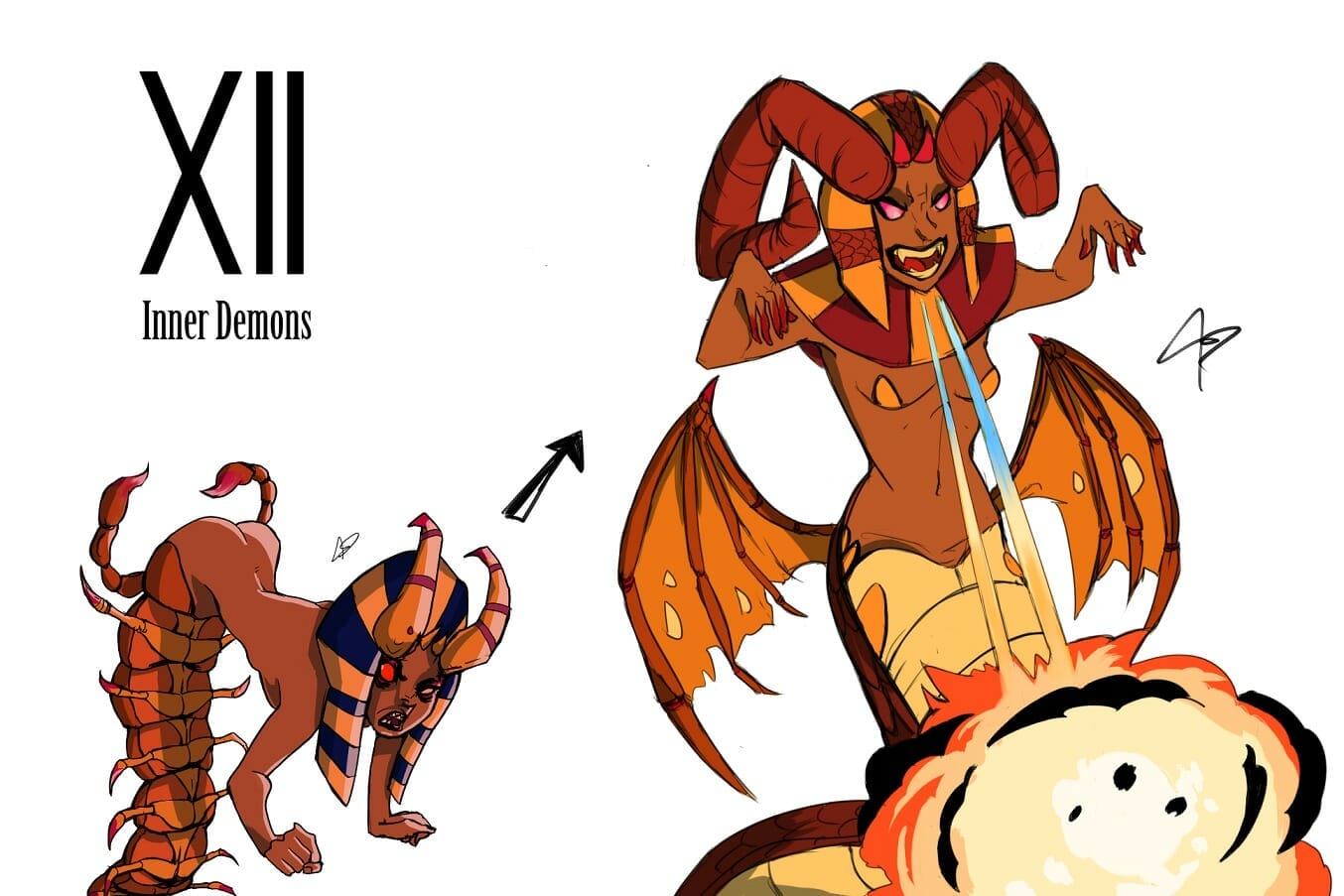 XII: Inner Demons - dragon
