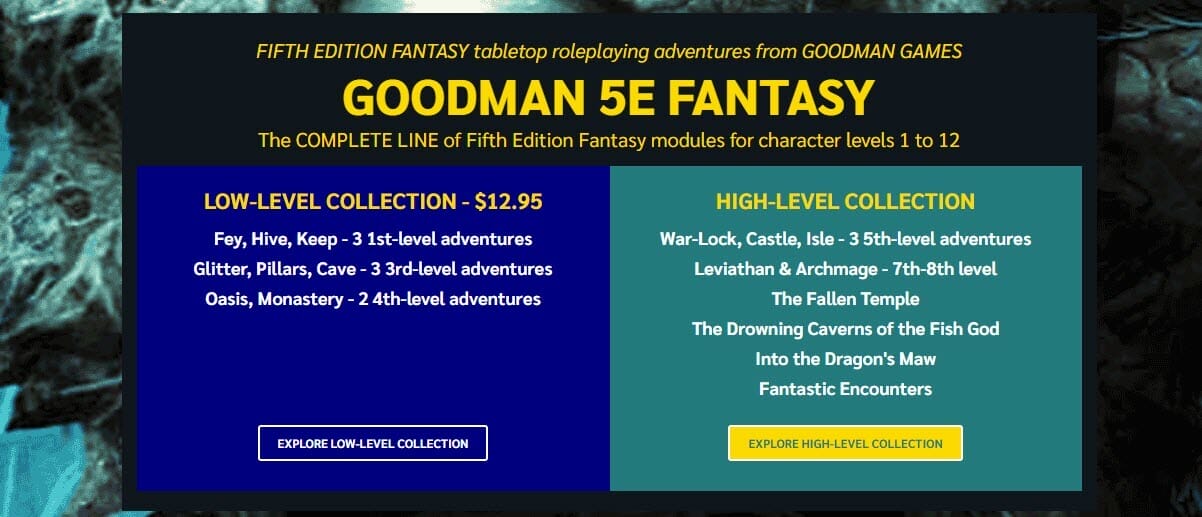 Goodman Games on the Bundle of Holding