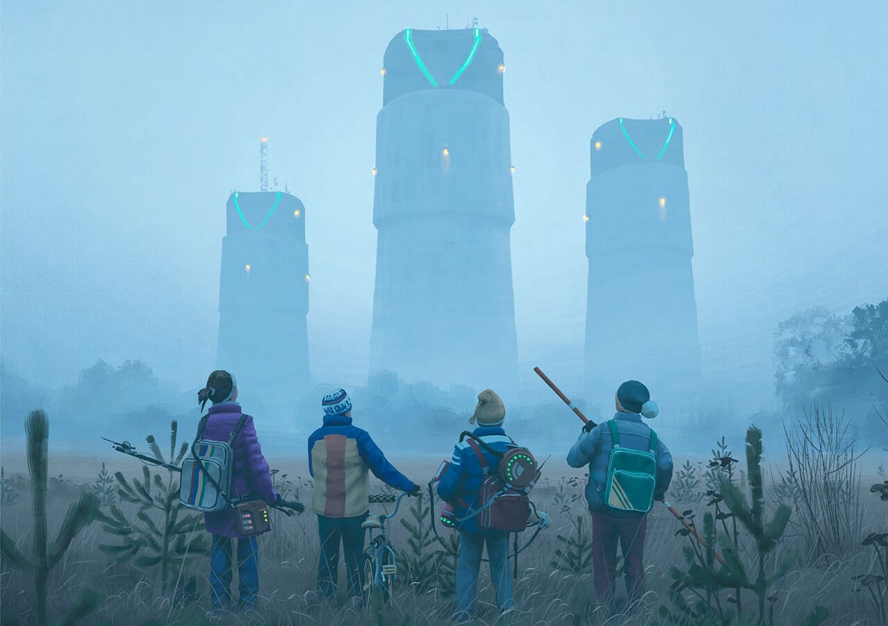 Tales from the loop. Симон Столенхаг Tales from the loop. Electric State Саймона Сталенхага. Simon Stalenhag Tales from the loop.