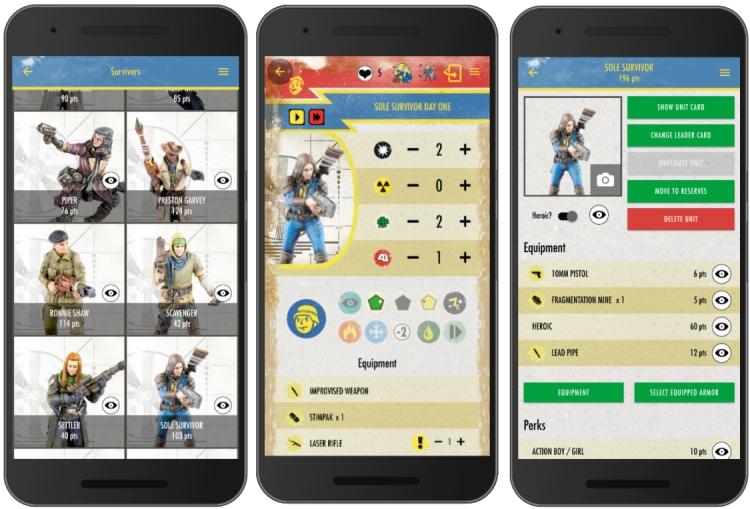 Fallout: Wasteland Warfare app