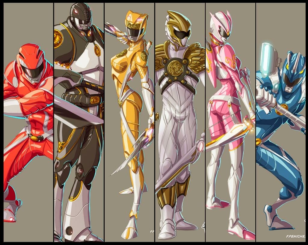 You, Mighty Morphin' Power Rangers by Fpeniche