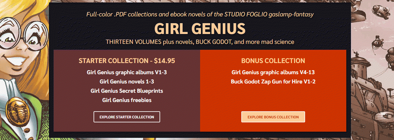 Girl Genius on the Bundle of Holding