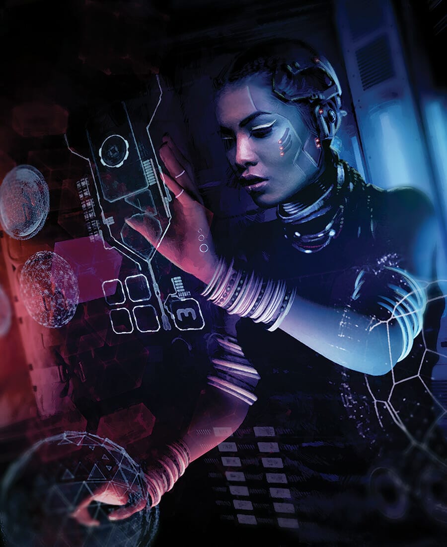 Cyberpunk RED art by Neil Branquinho