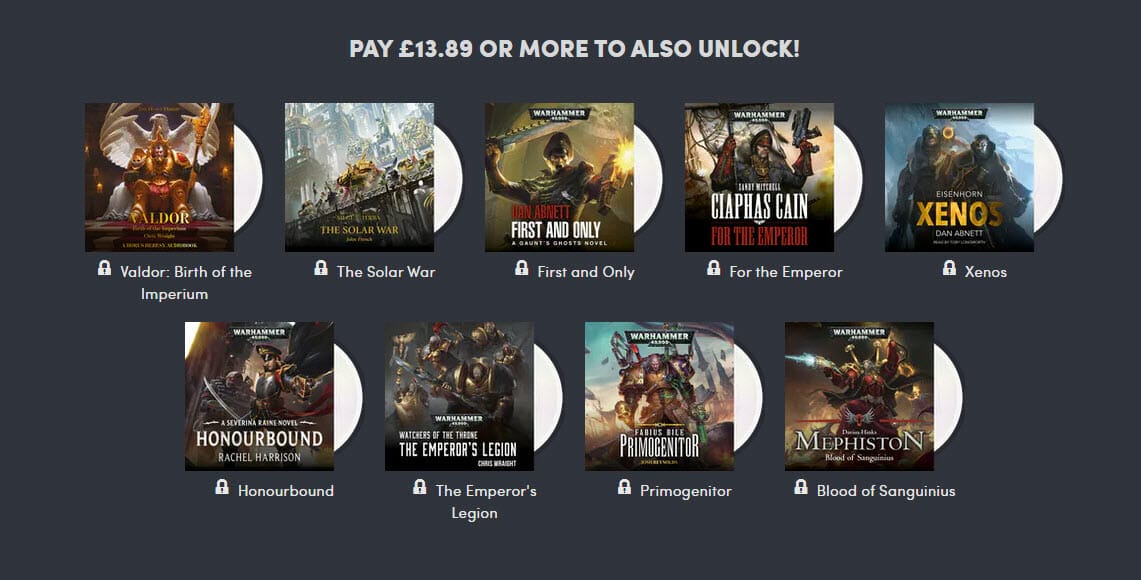 Warhammer audiobooks