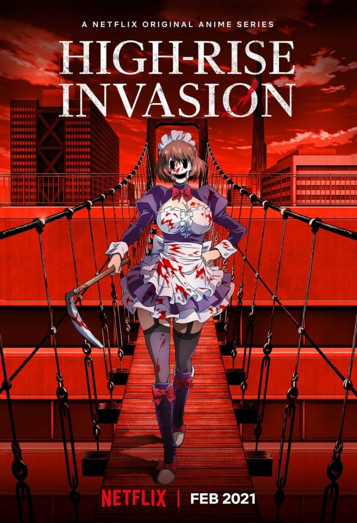 Anime Corner - Earlier Today, Netflix has announced the Anime Adaptation of  High-Rise Invasion will be aired by 2021. We're super excited for this anime!  Can't wait for another death game type