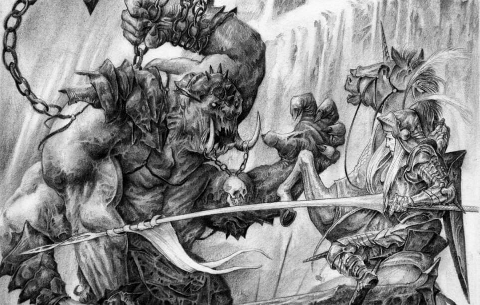 Deadly combat in Against the Darkmaster