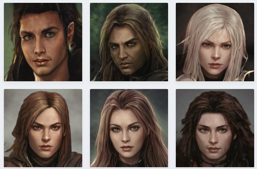 RPG Character Portrait Generators - Double Proficiency