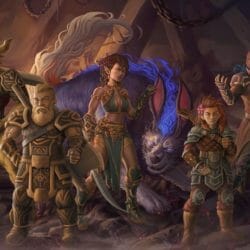 Dungeons and Dragons group commission Art by feintbellt