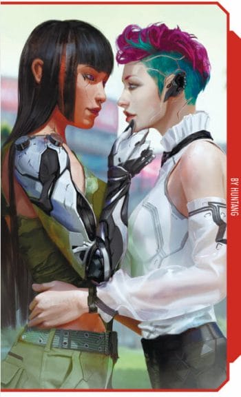 Cyberpunk Red Tragic Love by Huntang