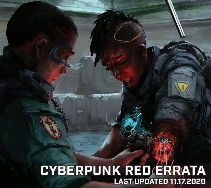 Cyberpunk Red Errata