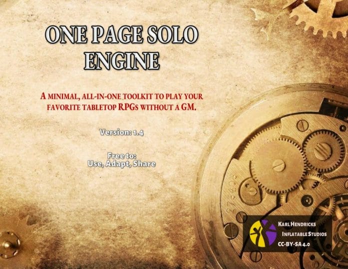 One Page Solo Engine