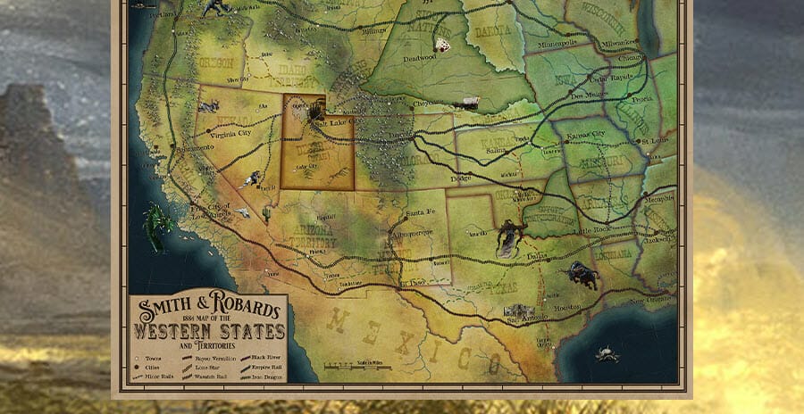 Free to Download: Deadlands Weird West virtual tabletop map