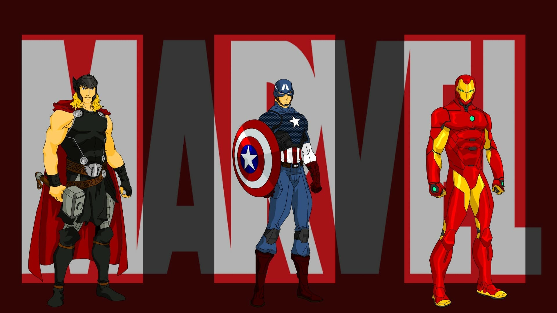 Marvel Wallpaper - Avengers 01 by Joao Norberto