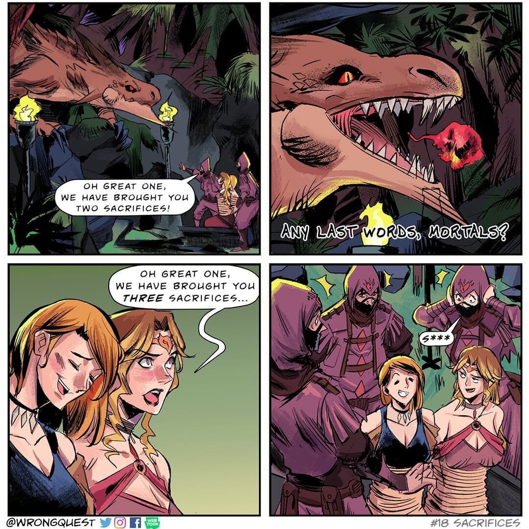 I have brought sacrifices