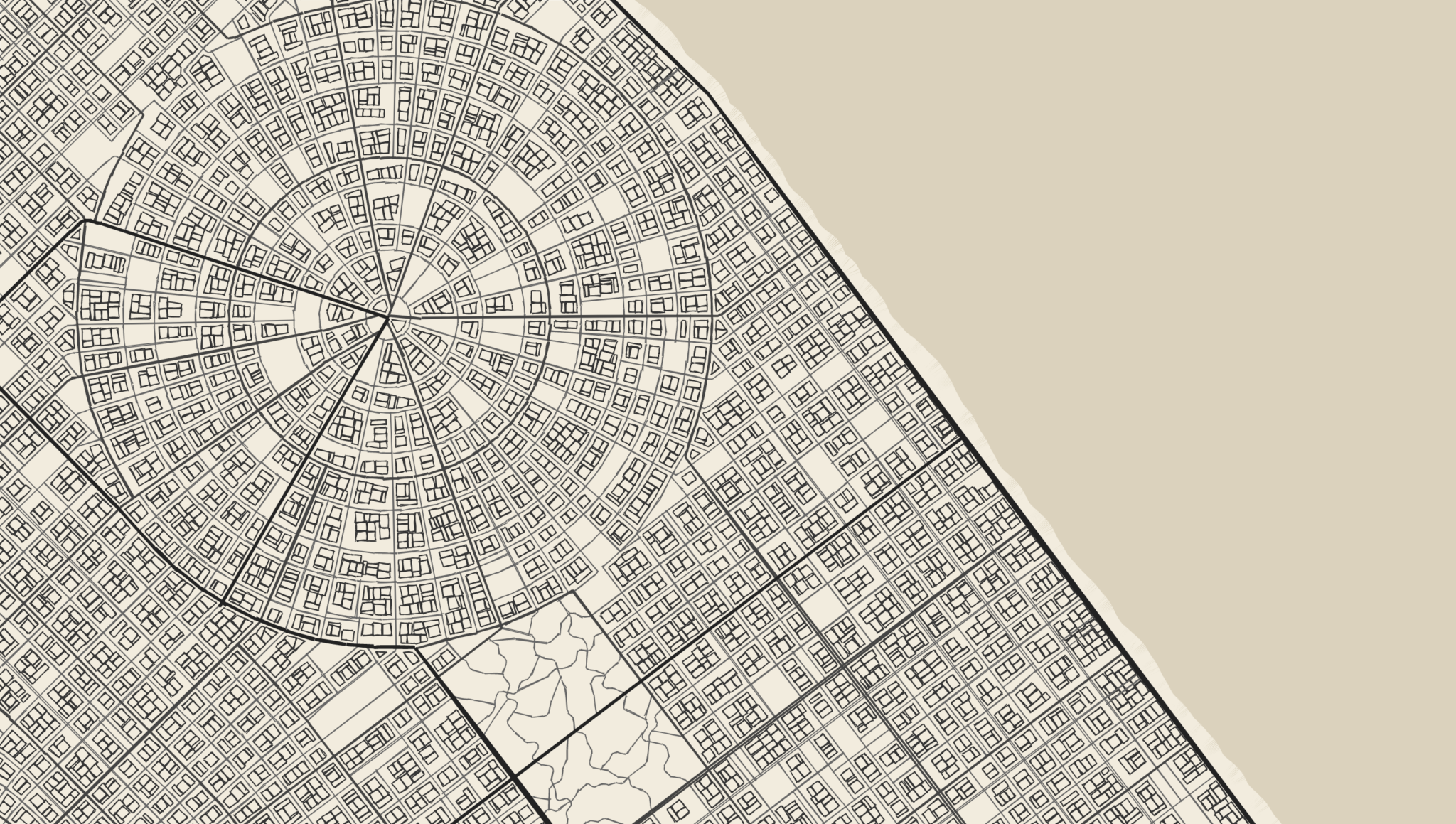 Generate Complex Modern Cities For Free   Hand Drawn City 2048x1159 