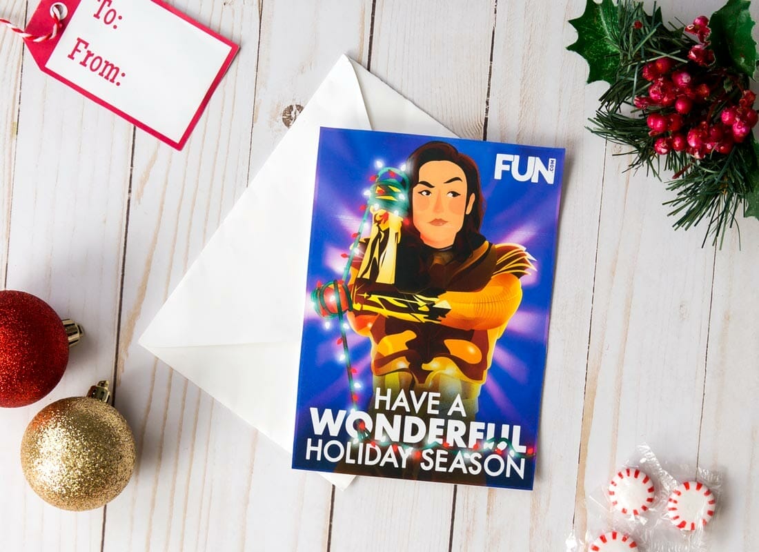 Download free Wonder Woman Christmas card