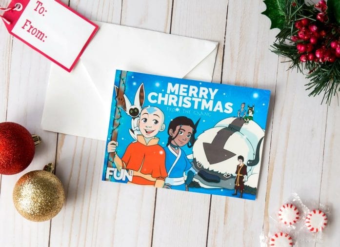 Download free Avatar the Last Airbender Christmas card