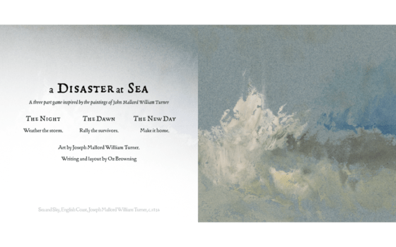 A Disaster At Sea