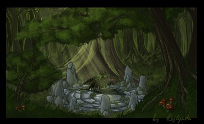 Forest Dragon's Lair by Kejlynda