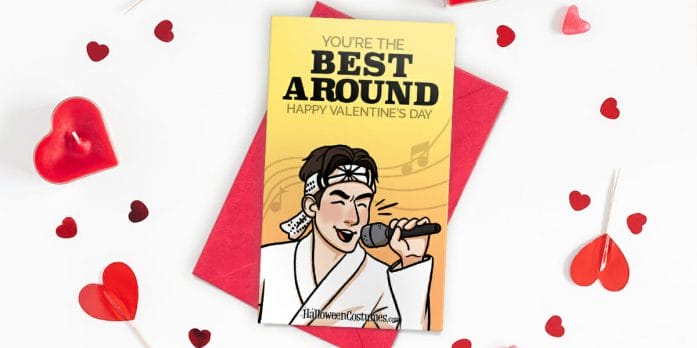The Karate Kid Valentine Card