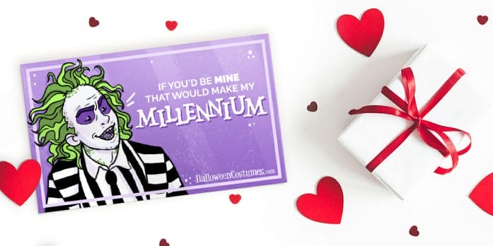 Beetlejuice Valentine Card
