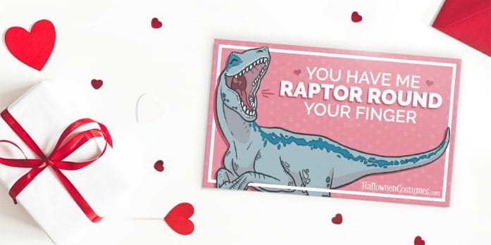 Jurassic Park Valentine Card