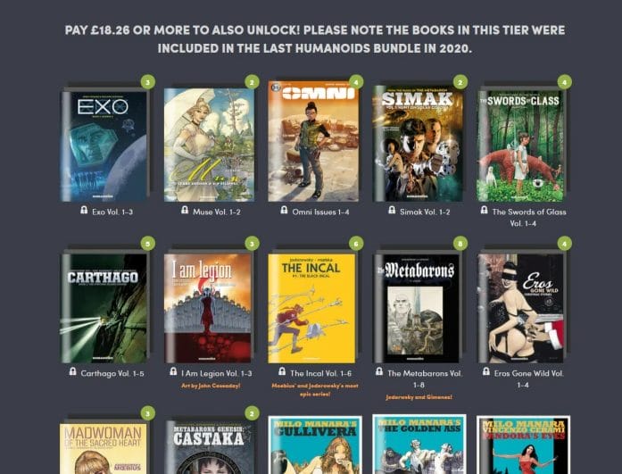 Moebius and other ebooks from Humanoids in Humble Bundle deal