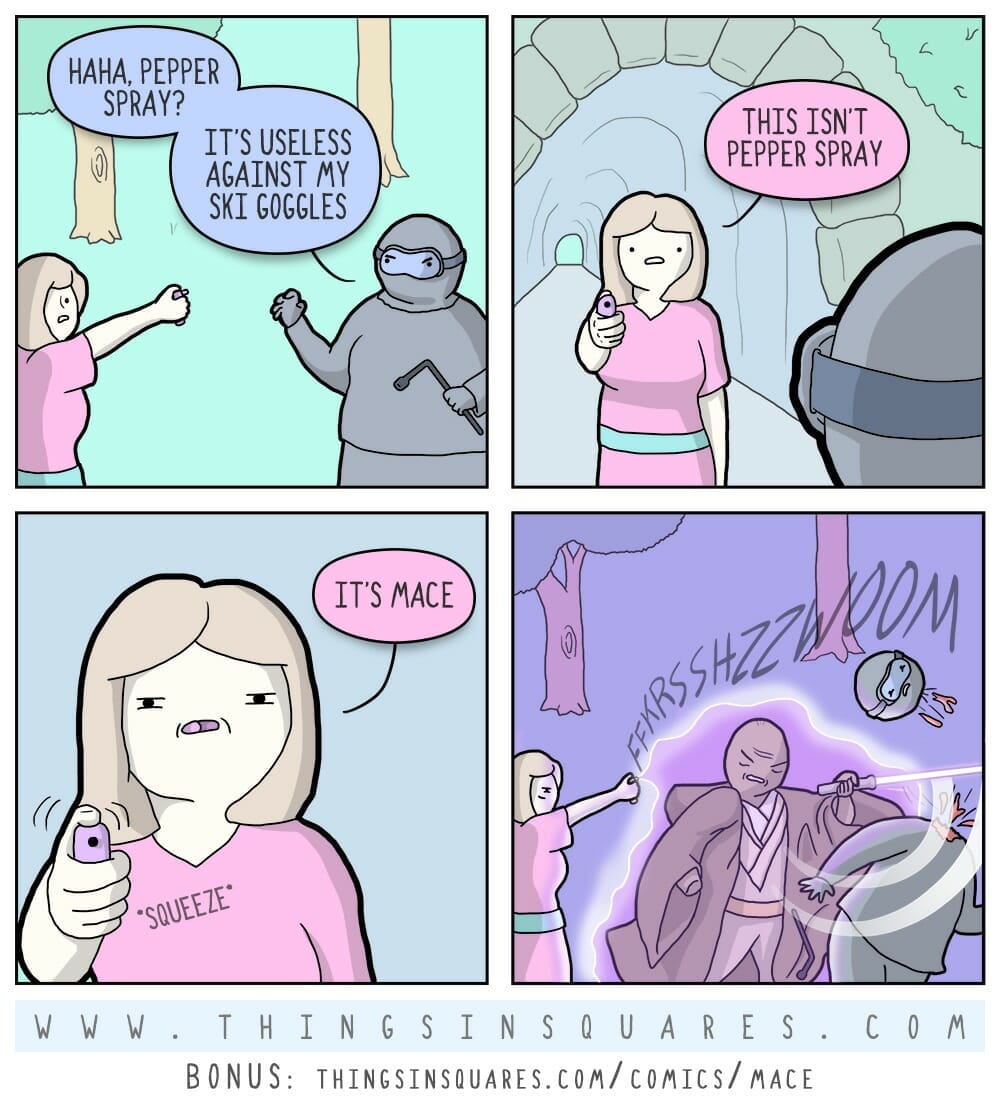 This isn't pepper spray