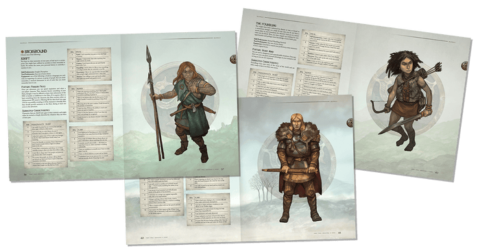 Beowulf art and layout previews