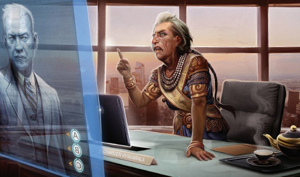 Chrisjen Avasarala in The Expanse RPG