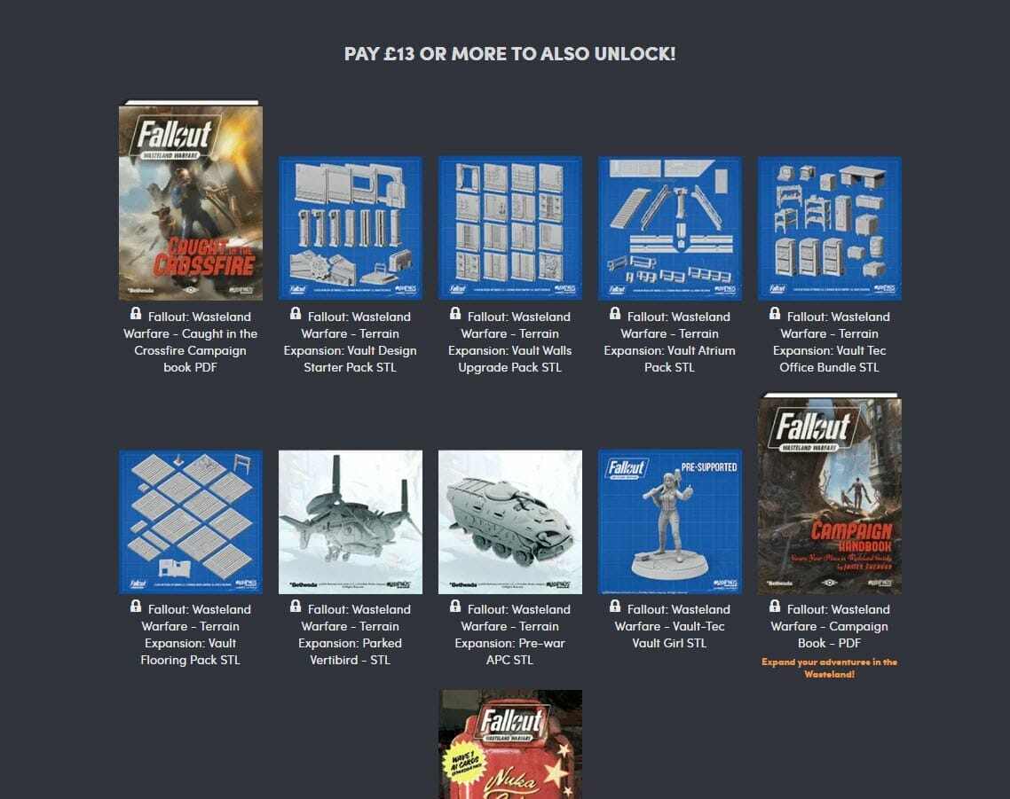 Fallout RPG and 3D mini files