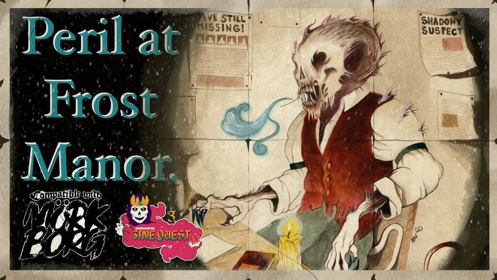 Peril at Frost Manor: Agatha Christie meets the doom metal of Mork Borg