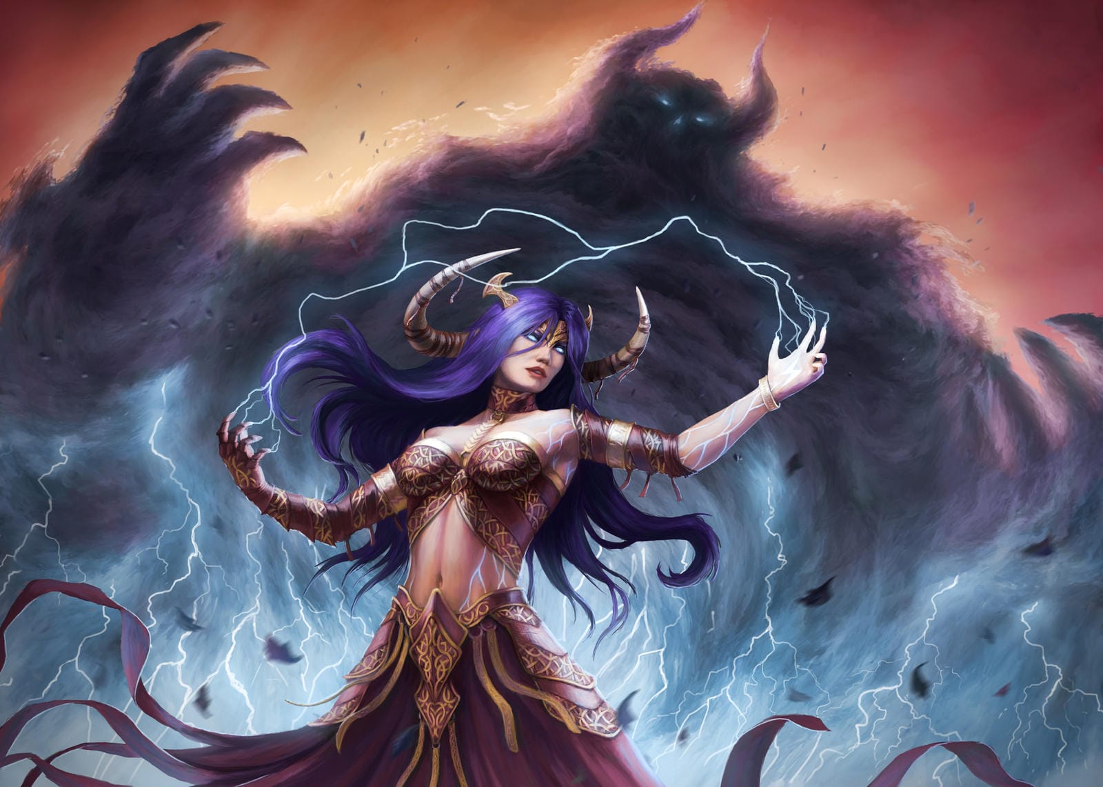 Storm Sorceress by captdiablo