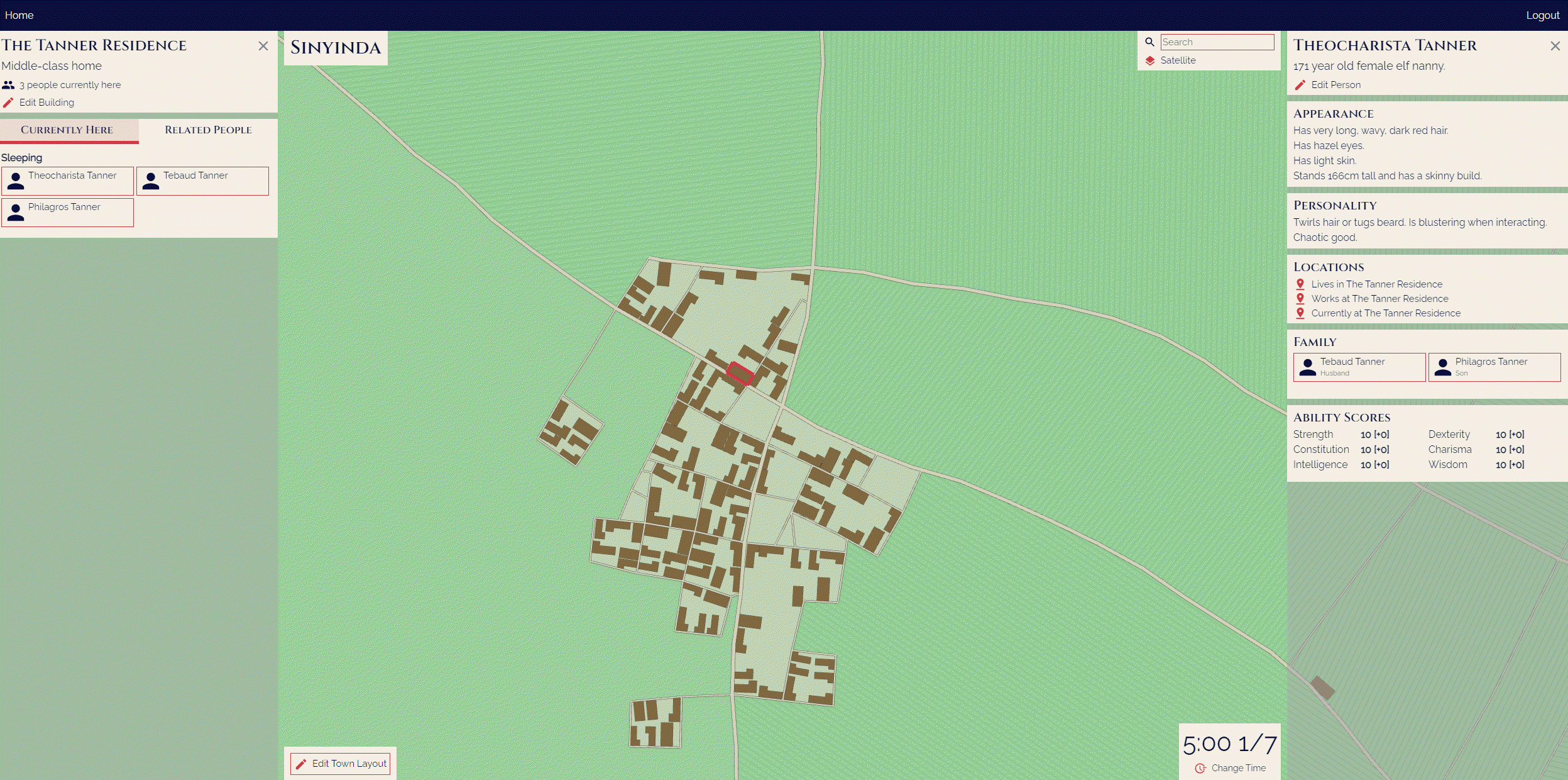 Fantasy Town Generator