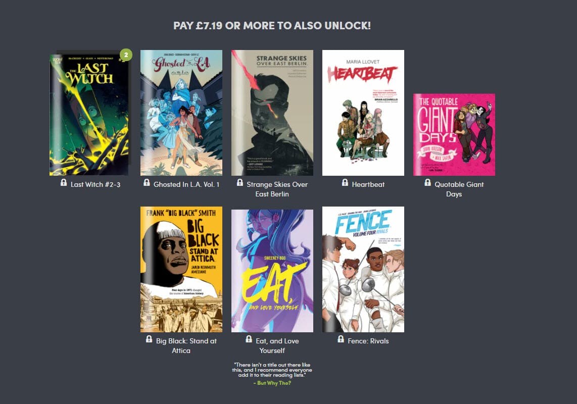 Humble Comic Bundle: The Bear Year of Boom! Studios