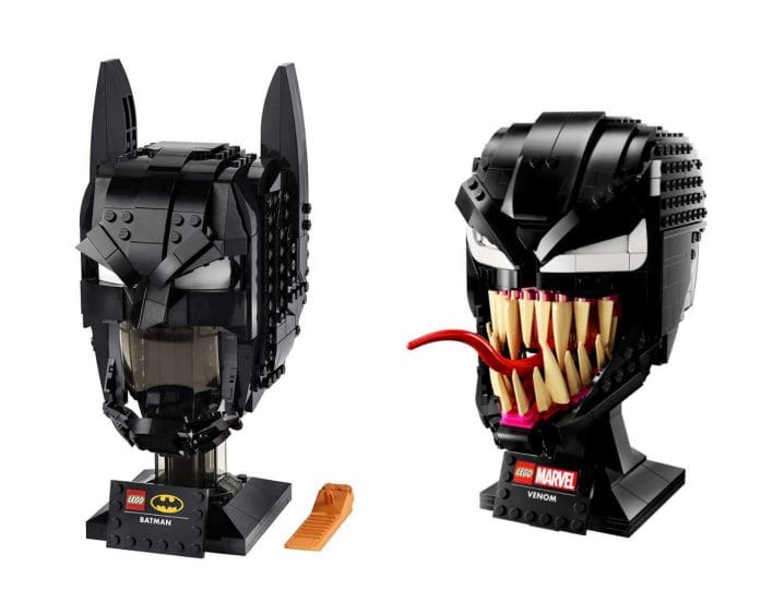 LEGO unveils intimidating Batman and Venom busts
