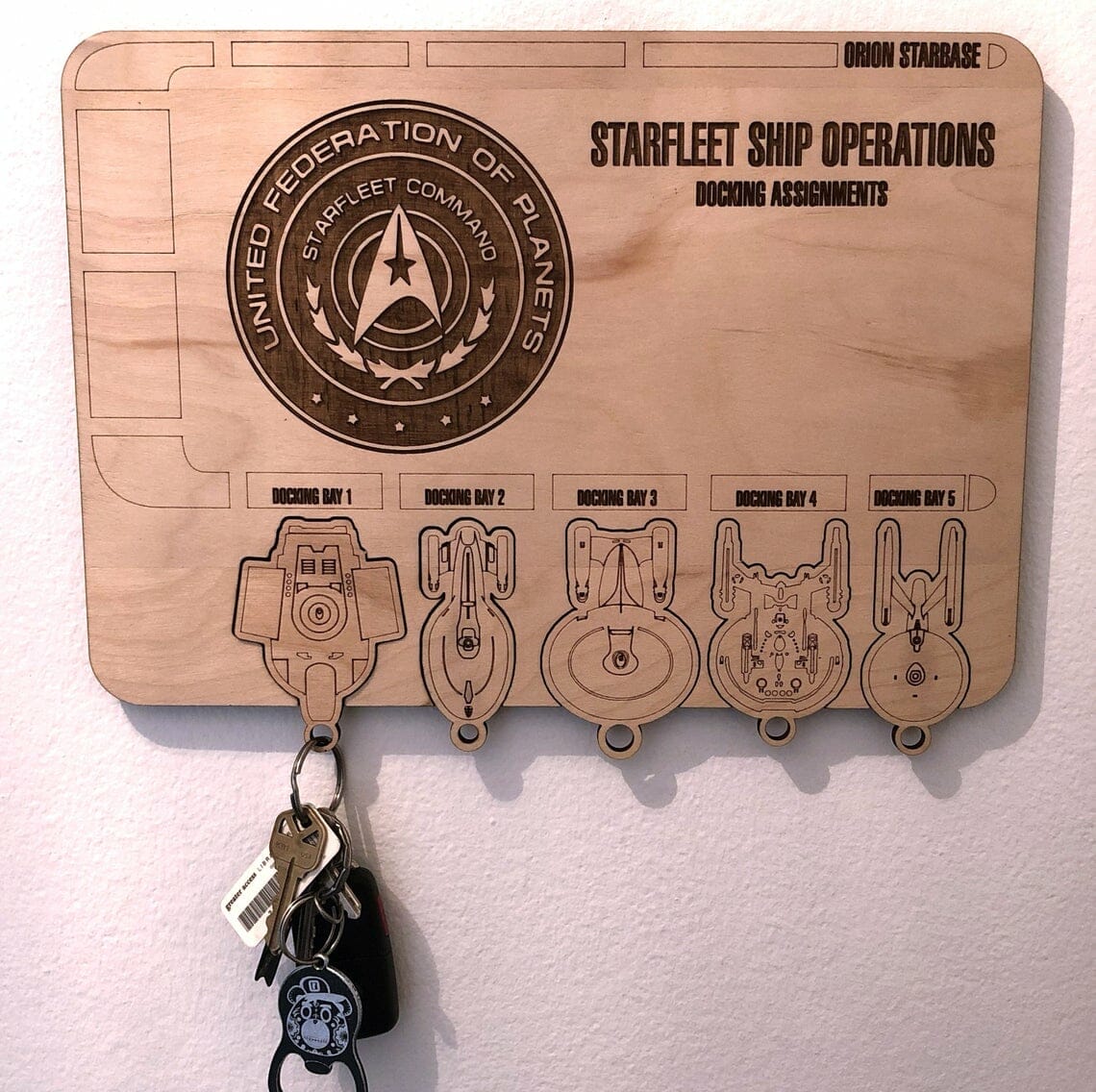 Star Trek Federation key holder